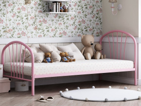 Кровать металлическая Эвора Розовый в Ивделе - ivdel.magazinmebel.ru | фото - изображение 1