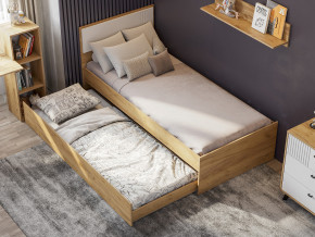 Кровать одинарная Милан выкатная с настилом в Ивделе - ivdel.magazinmebel.ru | фото