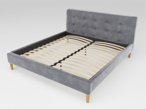 Кровать Пайли 1800 серый в Ивделе - ivdel.magazinmebel.ru | фото