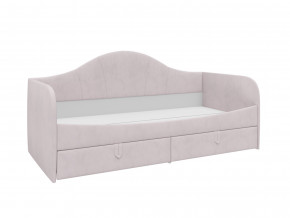 Кровать с мягкой обивкой Алиса ПМ-332.18 велюр розовый в Ивделе - ivdel.magazinmebel.ru | фото