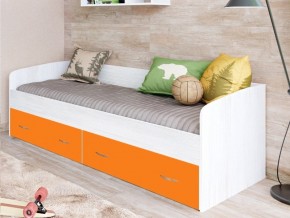 Кровать с выкатными ящиками Винтерберг, оранжевый в Ивделе - ivdel.magazinmebel.ru | фото