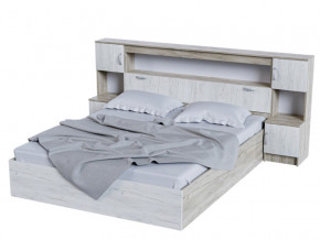Кровать с закроватным модулем Бася КР 552 Крафт в Ивделе - ivdel.magazinmebel.ru | фото