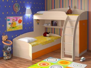 Кровать Соня 1+2 Оранжевый в Ивделе - ivdel.magazinmebel.ru | фото