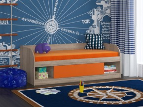 Кровать Соня 4 сонома-оранжевый в Ивделе - ivdel.magazinmebel.ru | фото