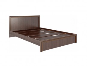 Кровать стандарт с настилом 1400 Беатрис модуль 16 Орех гепланкт в Ивделе - ivdel.magazinmebel.ru | фото - изображение 1