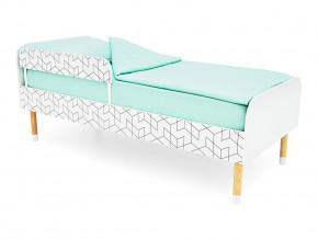 Кровать Stumpa Классика с бортиком рисунок Кубики в Ивделе - ivdel.magazinmebel.ru | фото