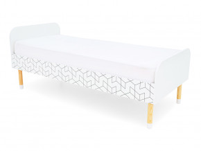 Кровать Stumpa Классика с рисунком Кубики в Ивделе - ivdel.magazinmebel.ru | фото
