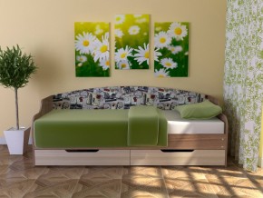 Кровать Юниор Тип 2 Микровелюр-марки 800х1600 в Ивделе - ivdel.magazinmebel.ru | фото