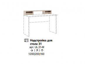 Надстройка для стола 31 (Полка) в Ивделе - ivdel.magazinmebel.ru | фото