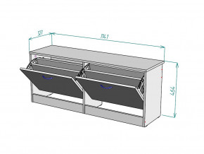 Обувница W55 в Ивделе - ivdel.magazinmebel.ru | фото - изображение 3