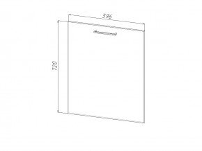 П 60 Комплект для посудомоечной машины 600 мм (цоколь + фасад) ЛДСП в Ивделе - ivdel.magazinmebel.ru | фото