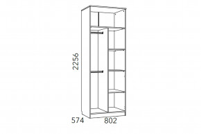 Шкаф для одежды Фанк НМ 014.07 М в Ивделе - ivdel.magazinmebel.ru | фото - изображение 3