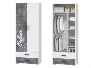 Шкаф для одежды с ящиками в Ивделе - ivdel.magazinmebel.ru | фото