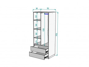 Шкаф Malta light H297 Белый в Ивделе - ivdel.magazinmebel.ru | фото - изображение 2