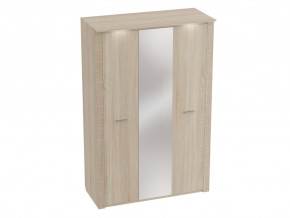 Шкаф трехдверный для спальни Элана Дуб Сонома в Ивделе - ivdel.magazinmebel.ru | фото - изображение 1