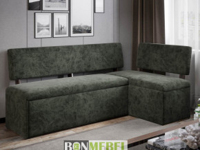 Скамья угловая со спальным местом Монреаль ткань зеленая в Ивделе - ivdel.magazinmebel.ru | фото - изображение 1