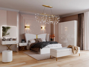 Спальня Рише белый глянец с перламутром в Ивделе - ivdel.magazinmebel.ru | фото