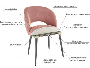 Стул Моли велюр синий в Ивделе - ivdel.magazinmebel.ru | фото - изображение 2