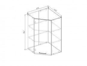 ВУ9 Модуль верхний Угловой МВУ9 в Ивделе - ivdel.magazinmebel.ru | фото